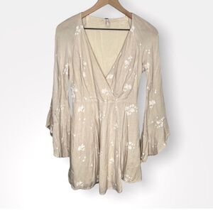 Free People Jasmine Embroidered Mini Dress
